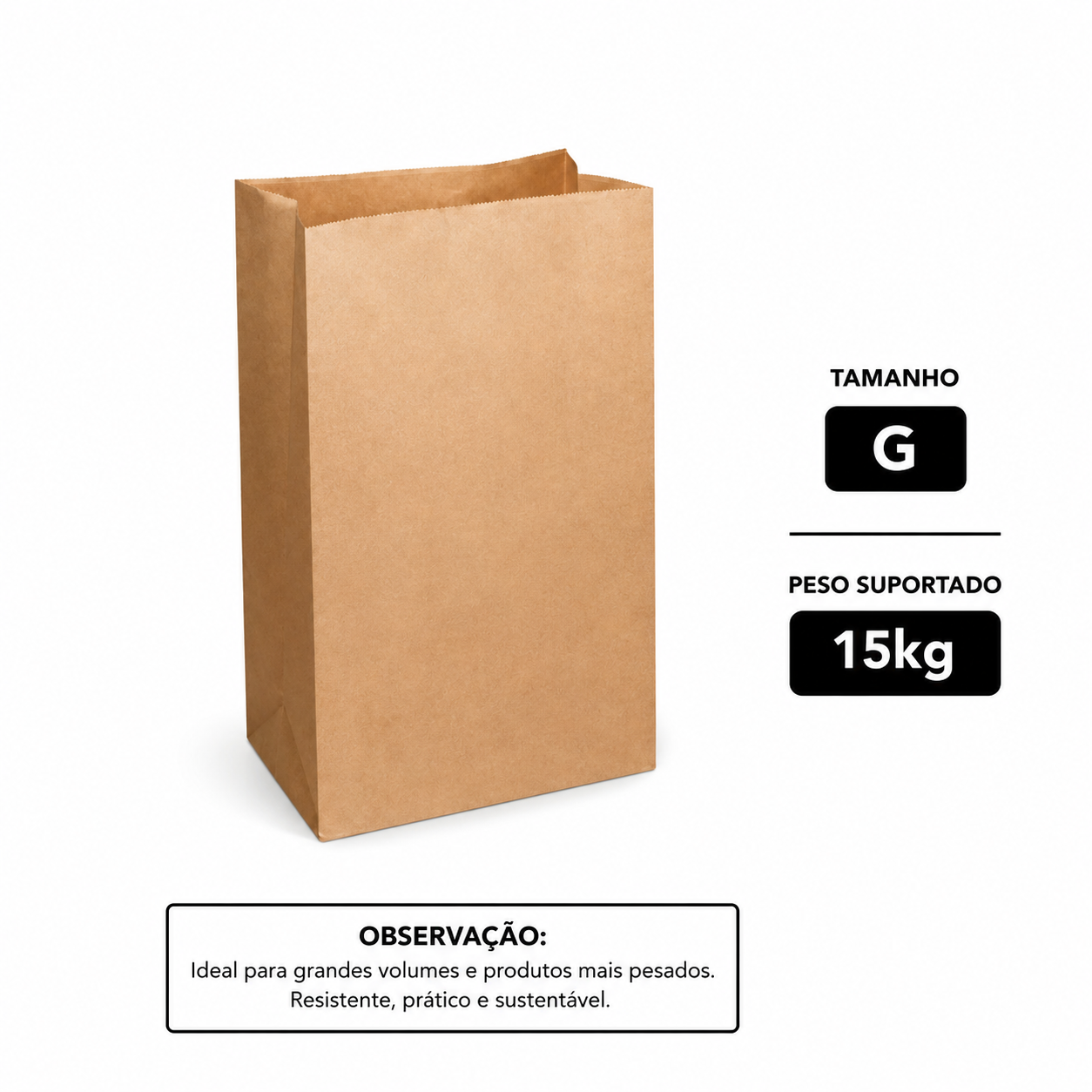 SACO KRAFT NATURAL SOS