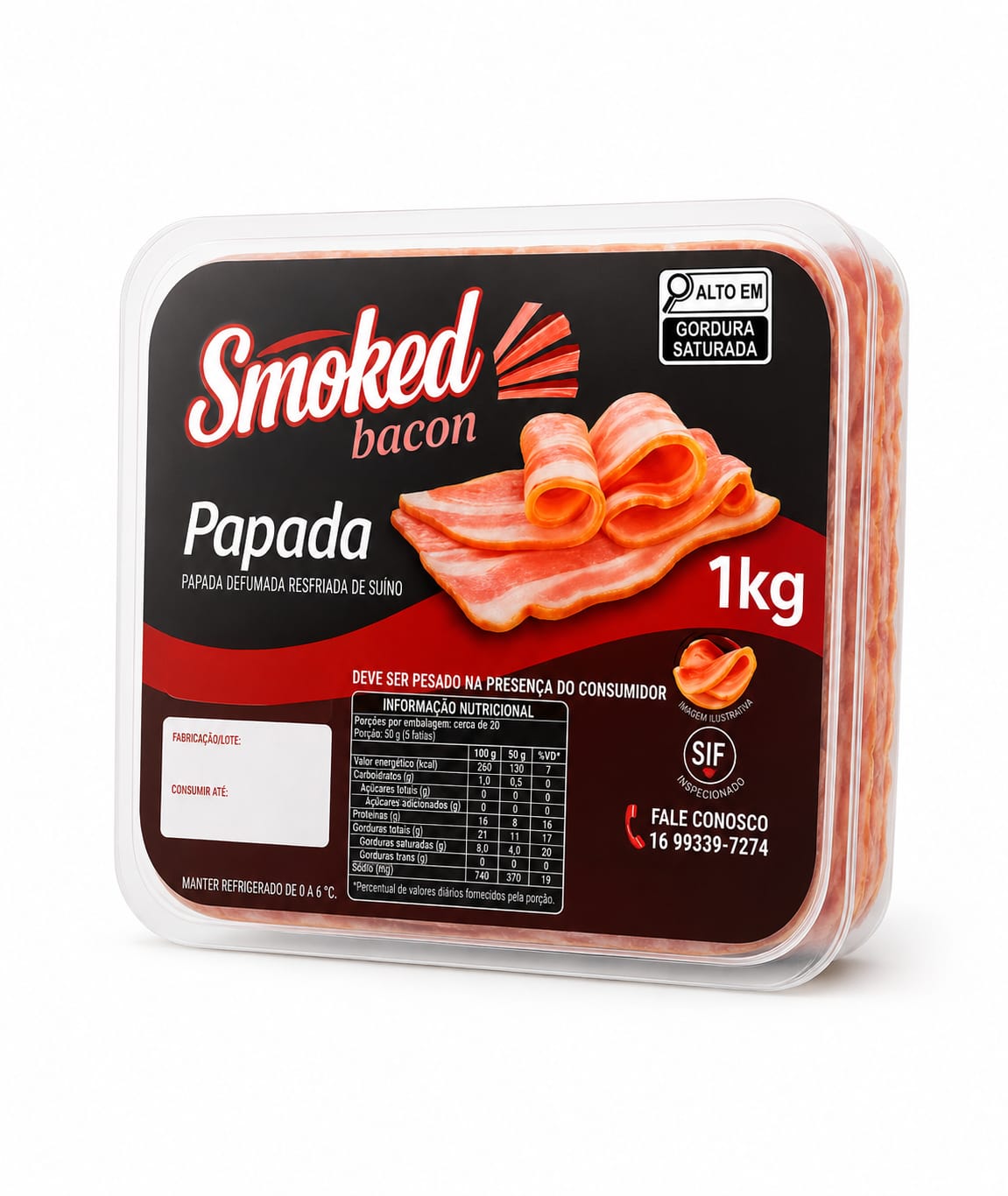 BACON SMOKED PAPADA