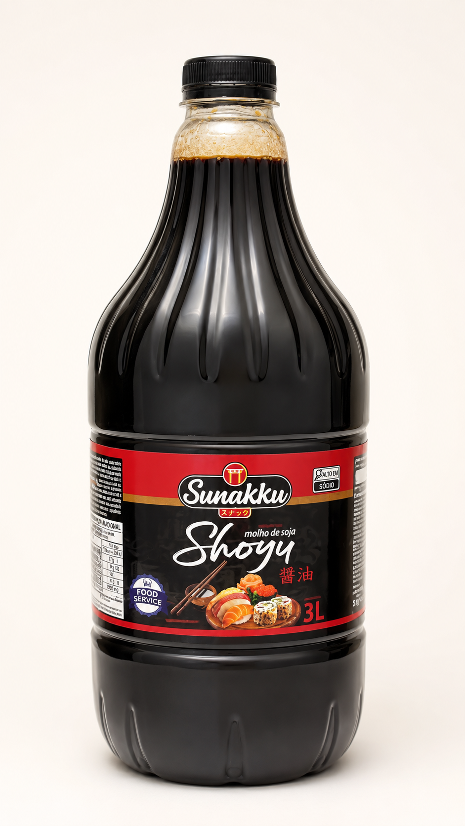 Molho de Soja Shoyu Sunakku Food Service – embalagem de 3 litros
