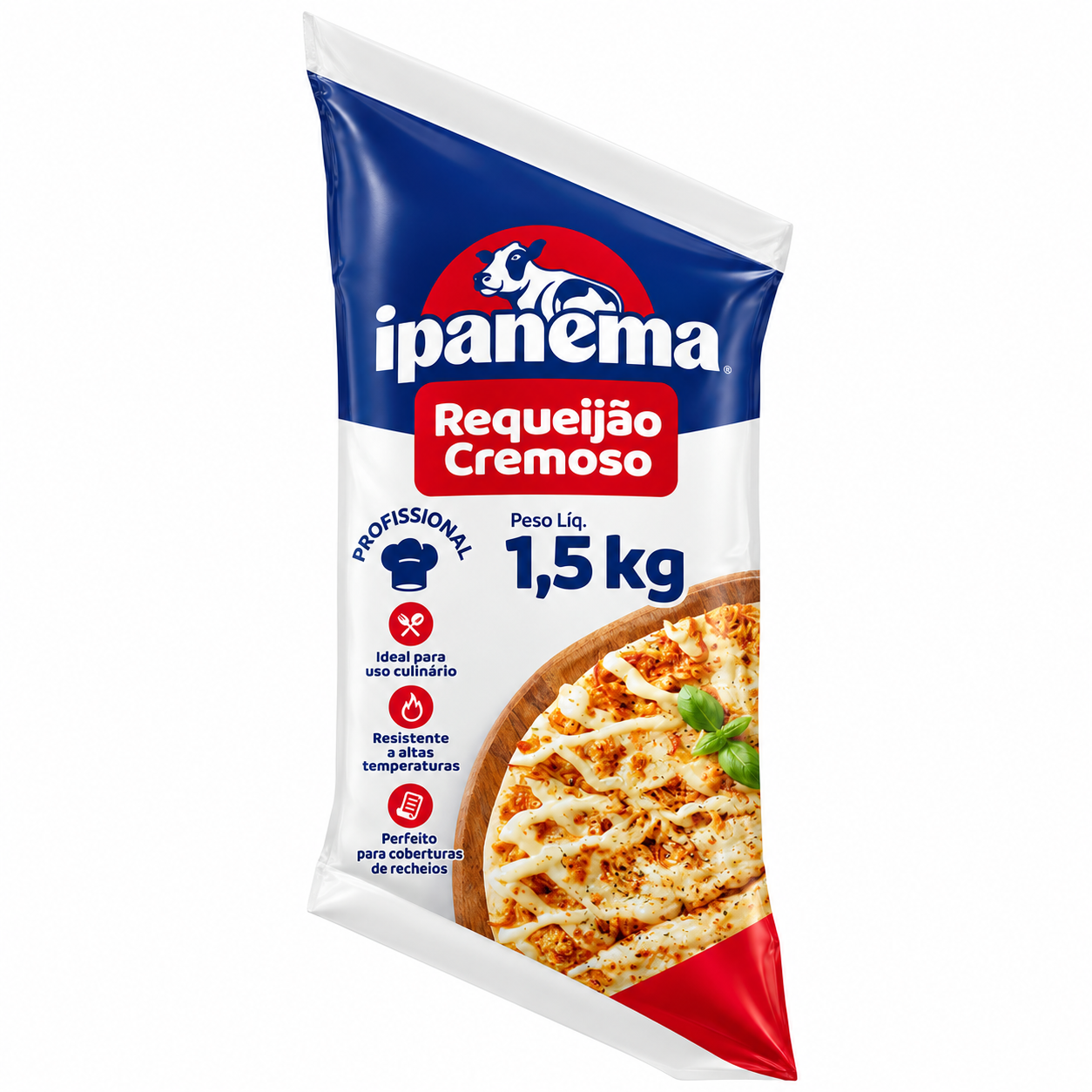 Requeijão Cremoso Ipanema Profissional – Bisnaga 1,5 kg