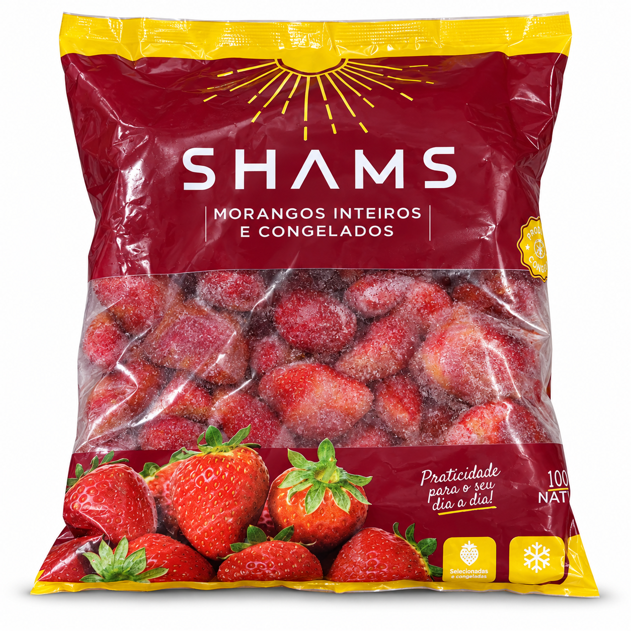 Morango Inteiro Congelado SHAMS 🍓